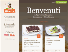 Tablet Screenshot of latuaricetta.com